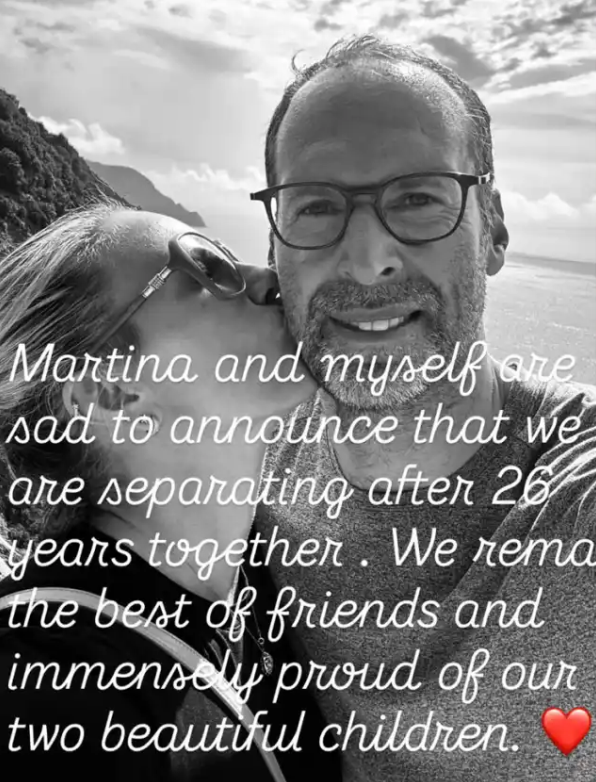 开云app-令人心碎！共同生活26年后，切尔西传奇门将切赫宣布与妻子离婚