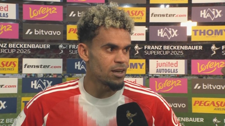 迪亚斯：很高兴赢得在拜仁的首个冠军，与凯恩一起踢球很容易